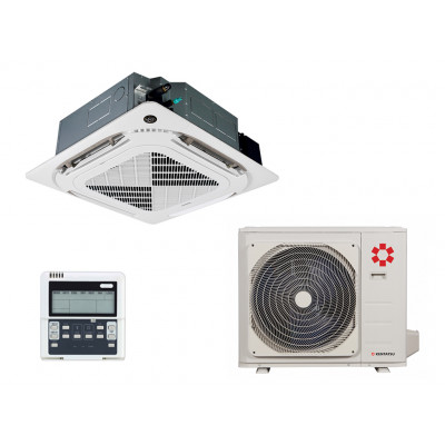 Kentatsu KSVT105HFAN3-KSUR105HFAN3-KPU95-DR кассетный неинверторный кондиционер