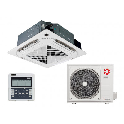 Kentatsu KSVB140HZAN1-1-KSUNB140HZAN3-KPU95-DR кассетный инверторный кондиционер